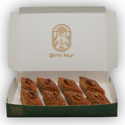 Traditional Azerbaijani Baklava Paxlava – diamond-shaped sweet with layers of nuts and syrup, baked to golden perfection in authentic style.